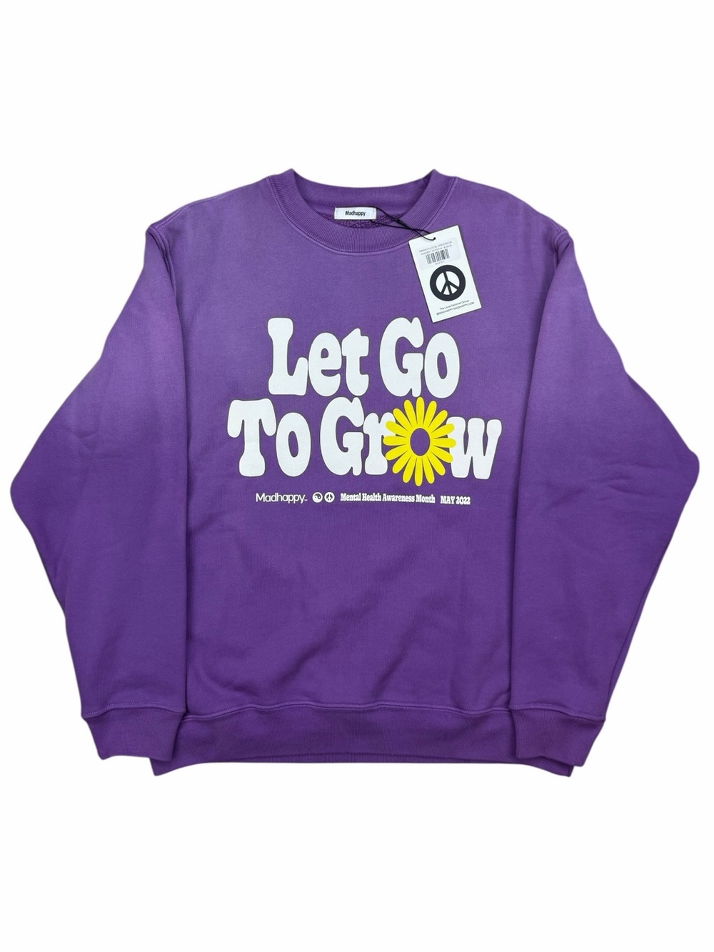 NWT💜Madhappy💜Let Go To Grow Crewneck